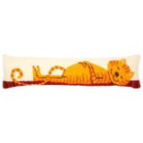 Vervaco Cross Stitch Kit - Draught Excluder - Funny Cat