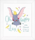 Vervaco Counted Cross Stitch Kit - Disney - Dumbo Oh Happy Day