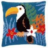 Vervaco Counted Cross Stitch Cushion Kit - Toucan