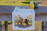 Vervaco Counted Cross Stitch Kit - Runner - Rabbits with Chicks