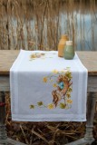 Vervaco Embroidery Kit Table Runner - Little Bird in Nest