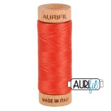 Aurifil 80 2255 Dark Red Orange  274m