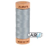 Col.2610 Aurifil 80 274m Turquoise/Grey