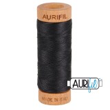 Col.4241 Aurifil 80 274m Light Black