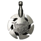 Yarn Cutter: Pendant: Antique Silver