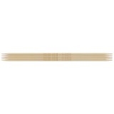 Knitting Pins: Double-Ended: Set of Five: Takumi Bamboo: 12.5cm x 2.25mm