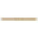 Knitting Pins: Double-Ended: Set of Five: Takumi Bamboo: 12.5cm x 2.50mm