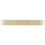 Knitting Pins: Double-Ended: Set of Five: Takumi Bamboo: 12.5cm x 3.50mm