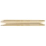 Knitting Pins: Double-Ended: Set of Five: Takumi Bamboo: 12.5cm x 4.00mm