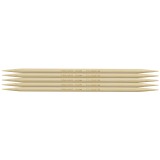 Knitting Pins: Double-Ended: Set of Five: Takumi Bamboo: 16cm x 5.00mm