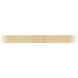 Knitting Pins: Double-Ended: Set of Five: Takumi Bamboo: 20cm x 4.50mm
