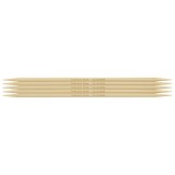 Knitting Pins: Double-Ended: Set of Five: Takumi Bamboo: 20cm x 5.00mm