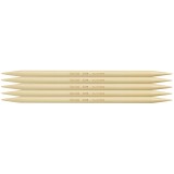 Knitting Pins: Double-Ended: Set of Five: Takumi Bamboo: 20cm x 8.00mm
