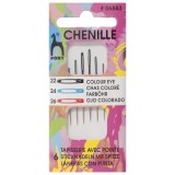 Pony Hand Needles Chenille Colour-Coded Eye Size 22/26