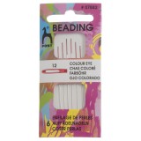 Pony Hand Needles Beading Colour-Coded Eye Size 12