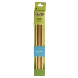 Pony Double Ended Knitting Pins Set of Five Aluminium 20cm x 5.00mm