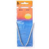 Pony Fixed Circular Knitting Pins Classic 40cm x 4.00mm