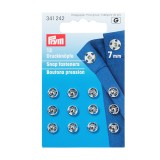 Prym Sew-On Snap Fasteners in Silver - 7mm