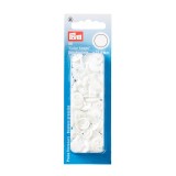 Prym White Non Sew Snaps - 12.4mm