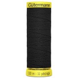 Gutermann Elastic 10m Black