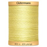 Col.0349 Gutermann Cotton 800m Pale Yellow
