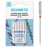 Schmetz Double Eyed Needle Size 80/12