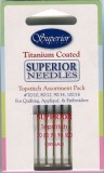 Mixed Pack Superior Topstitch (Titanium-coated) Needle Pack 5