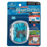 Magic Pins Heat Resistant Flat Head Fine with case  - Pack 50