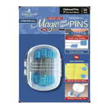 Magic Pins Heat Resistant Flat Head Extra Fine with case  - Pack 50