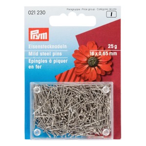 Prym Straight Pins in Mild Silver - 0.75 x 26mm