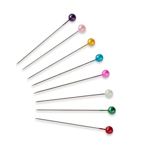 Prym Pearl-Headed Pins in Assorted Colours - 0.58 x 40mm