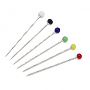 Prym Glass-Headed Pins in Assorted Colours - No. 9 - 0.60 x 30mm