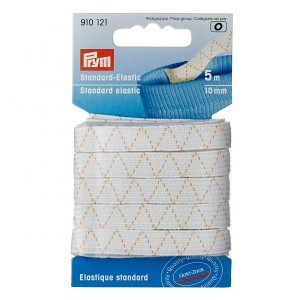 Prym White Standard-Elastic -10mm