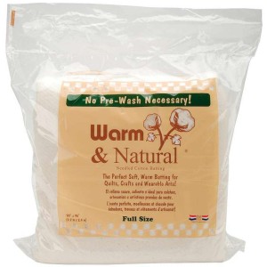 Warm & Natural 100% Cotton Wadding - Full 81 x 96" (Pack)