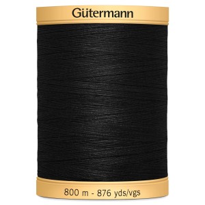 Gutermann Cotton 800m BLACK