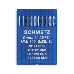 Schmetz Industrial Needles System 16x231 Ballpoint Canu 14:25 Pack 10 - Size 80