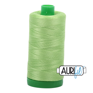 Aurifil 40 5017 Shining Green Large Spool 1000m