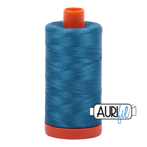 Aurifil 50 Colour 1125 1300m Asriatic Blue