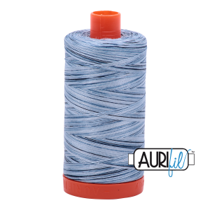 Aurifil 50 4669 Stonewash Blues Large Spool 1300m