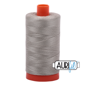 Aurifil 50 5021 Light Grey Large Spool 1300m