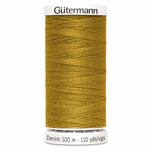 Gutermann Denim 100m Reel - Jeans Mustard