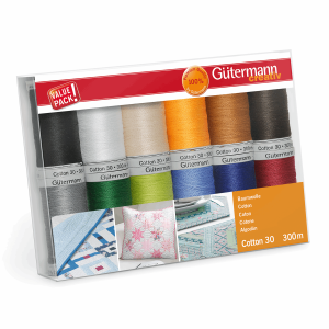 Gutermann Cotton 30 Sewing Thread Set