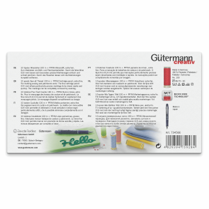 Gutermann Sewing Thread Set with Cartridge Pen