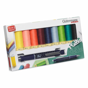 Gutermann Sewing Thread Set with Cartridge Pen