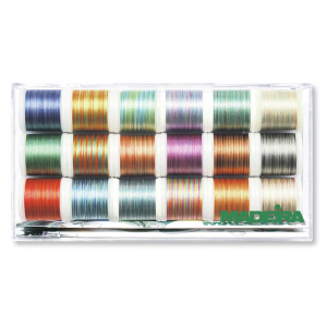 Madeira Medium Gift Box 18 Reel x 200m - PolyNeon 40 Multicoloured