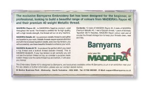 Madeira Embroidery Starter Set - Barnyarns Exclusive Gift Box Free Topstitch 90 Needle