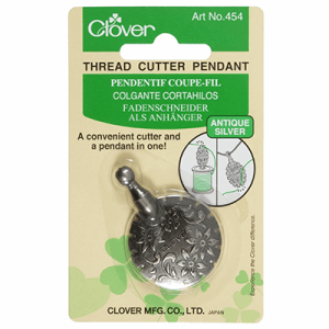 Thread Cutter: Pendant: Antique Silver