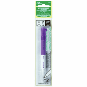 Clover Pen: Fabric Marker with Eraser: Air Erasable: Fine: Purple