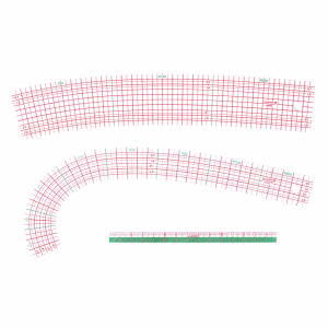 Clover Curve Ruler with Mini Ruler