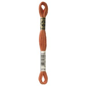 DMC Stranded Cotton 8m Col.3776 Mahogany Light